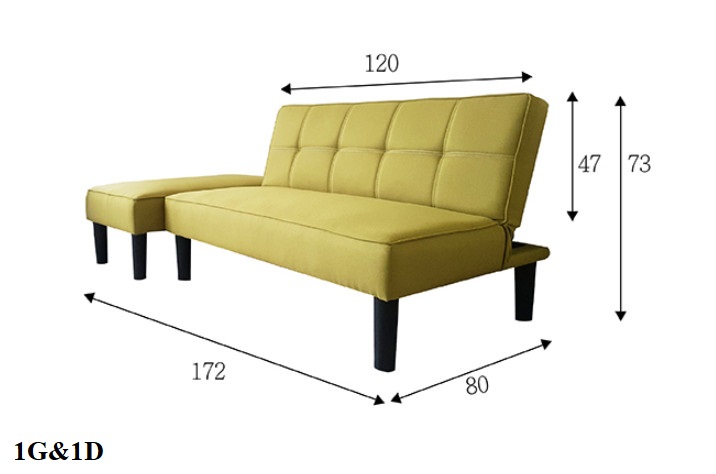 Sofa bed 1G&1D