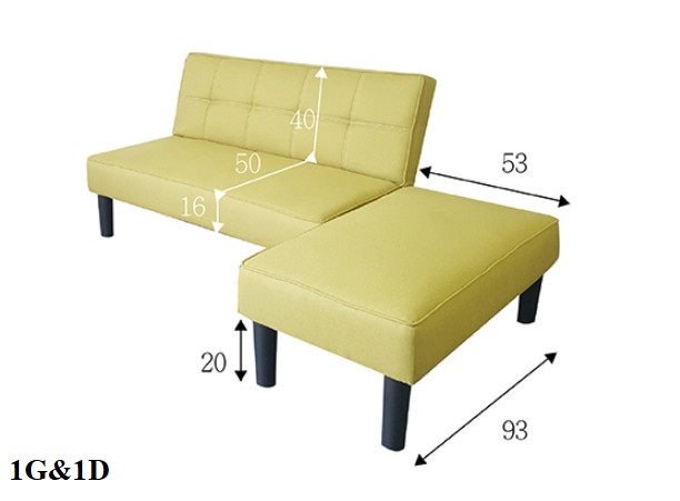 Sofa bed 1G&1D