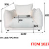 Sofa đơn 1027-1P
