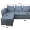 Sofa góc L 8058